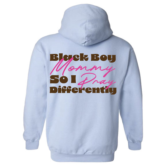 Black Boy Mommy Hoodie