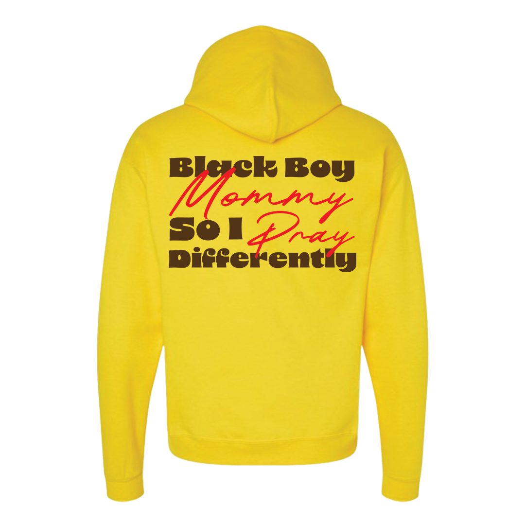 Black Boy Mommy Hoodie